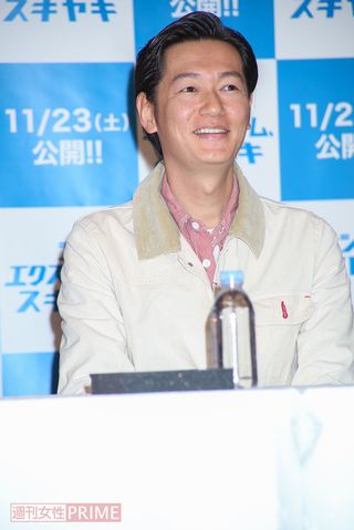 2013年11月、映画『ジ、エクストリーム、スキヤキ』大ヒット祈願イベント