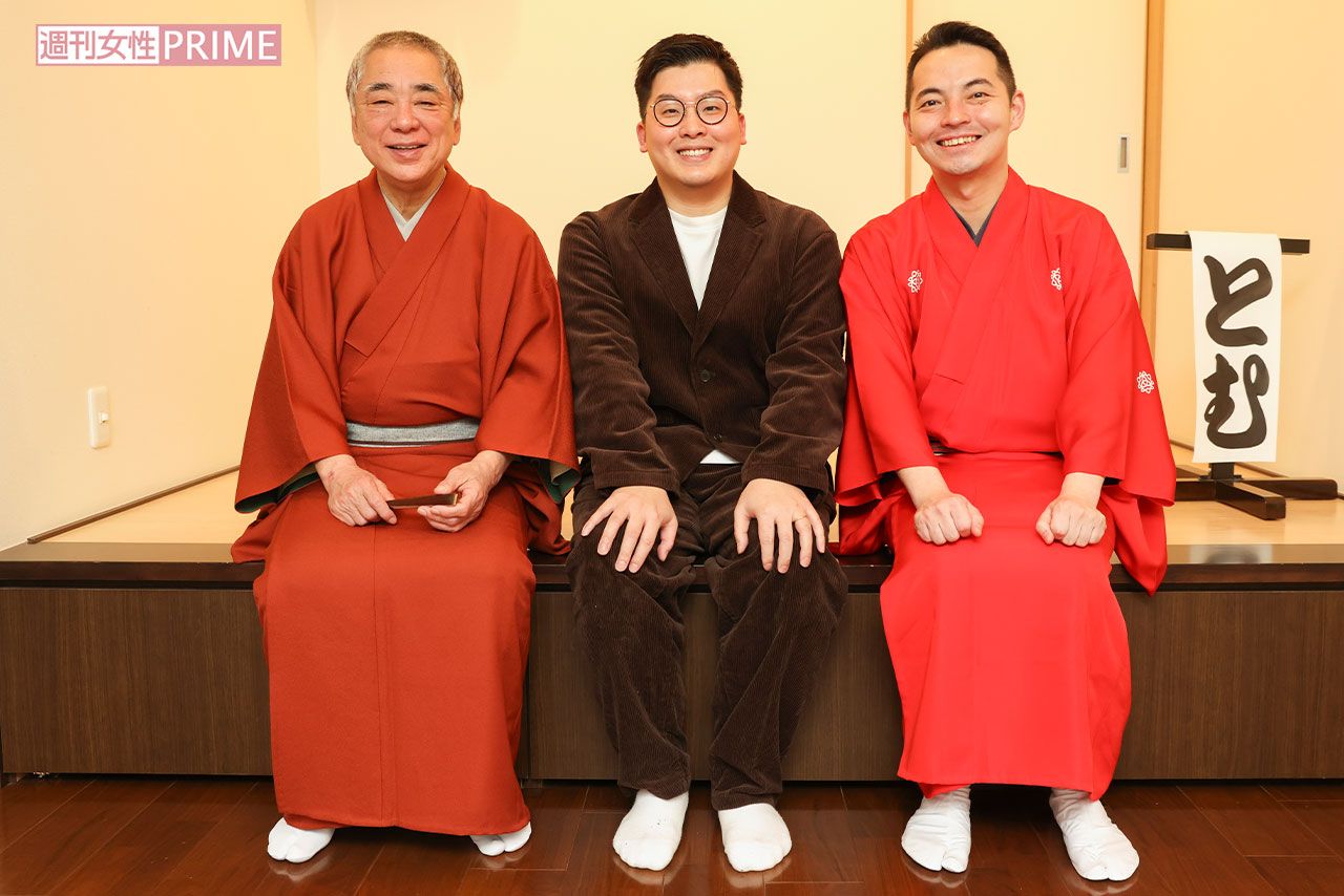 三遊亭好楽と澤井直人と三遊亭とむ