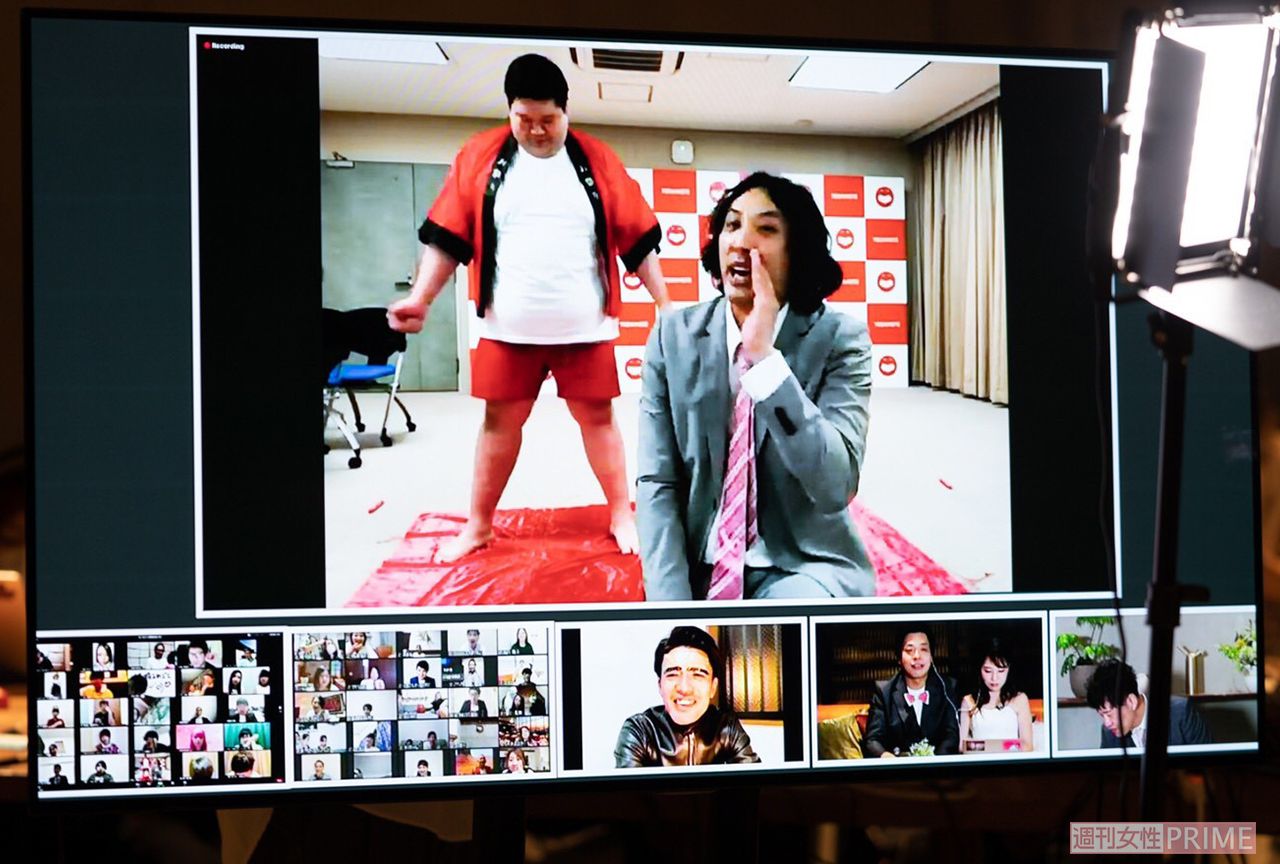 この日限りの復活！『カバと爆ノ介』2　（『バンビーノ』藤田裕樹のオンライン結婚式の様子）