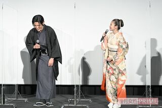 控室でふたりきりになった際に目黒蓮から言われた「気まずいですね」に「ド直球で面白い人だなと（笑）」と今田美桜／『わたしの幸せな結婚』　撮影／渡邉智裕